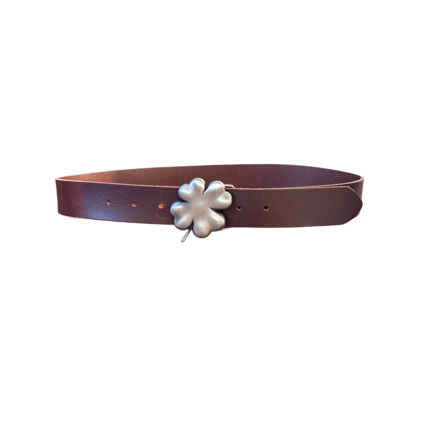 Belt-4-clover-brown